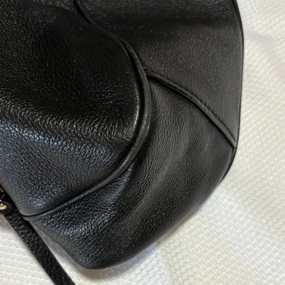 Kate Spade Black Pebbled Leather Shoulder Bag and crossbody